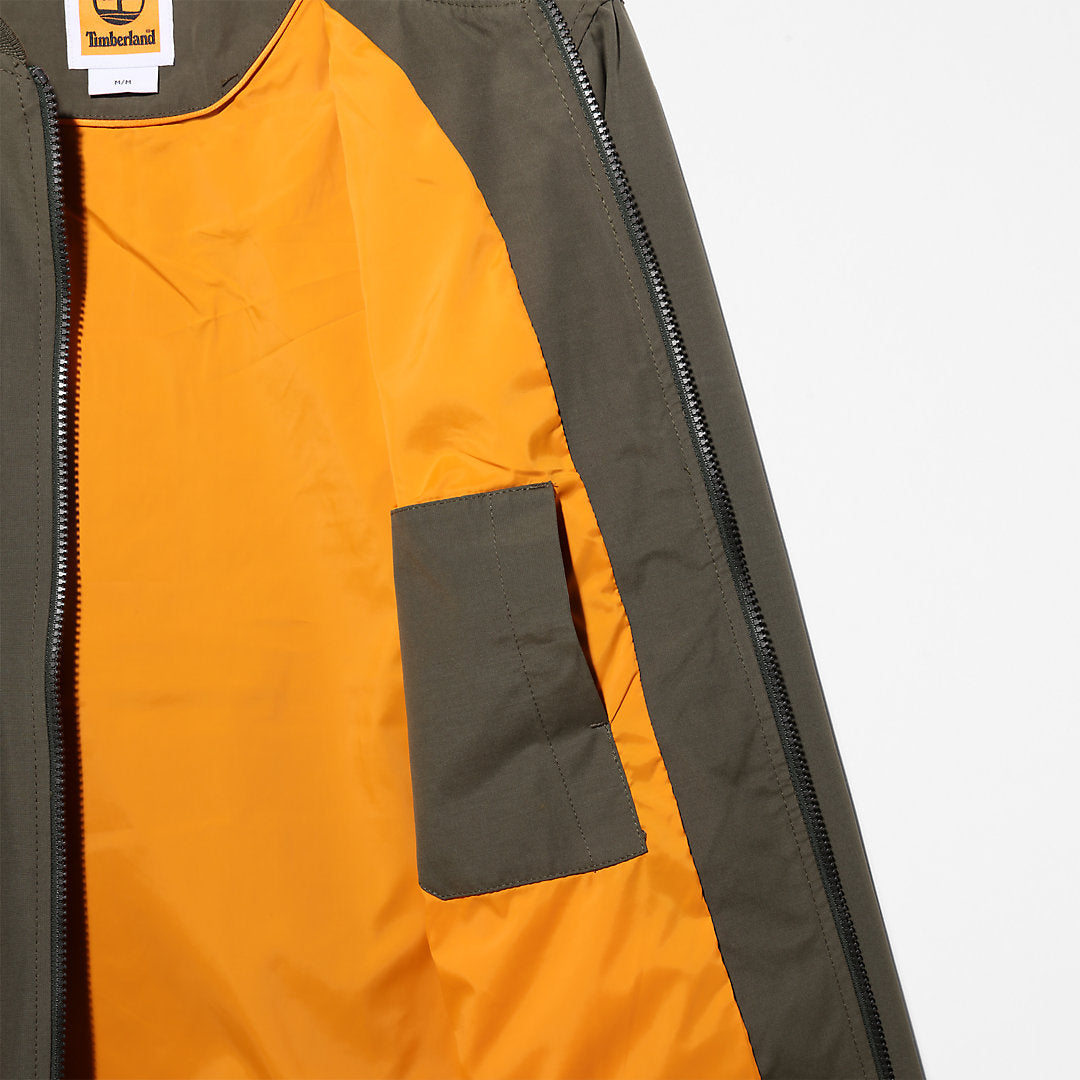 Mens DWR Bomber Jacket for Men in Dark Green - Timberland