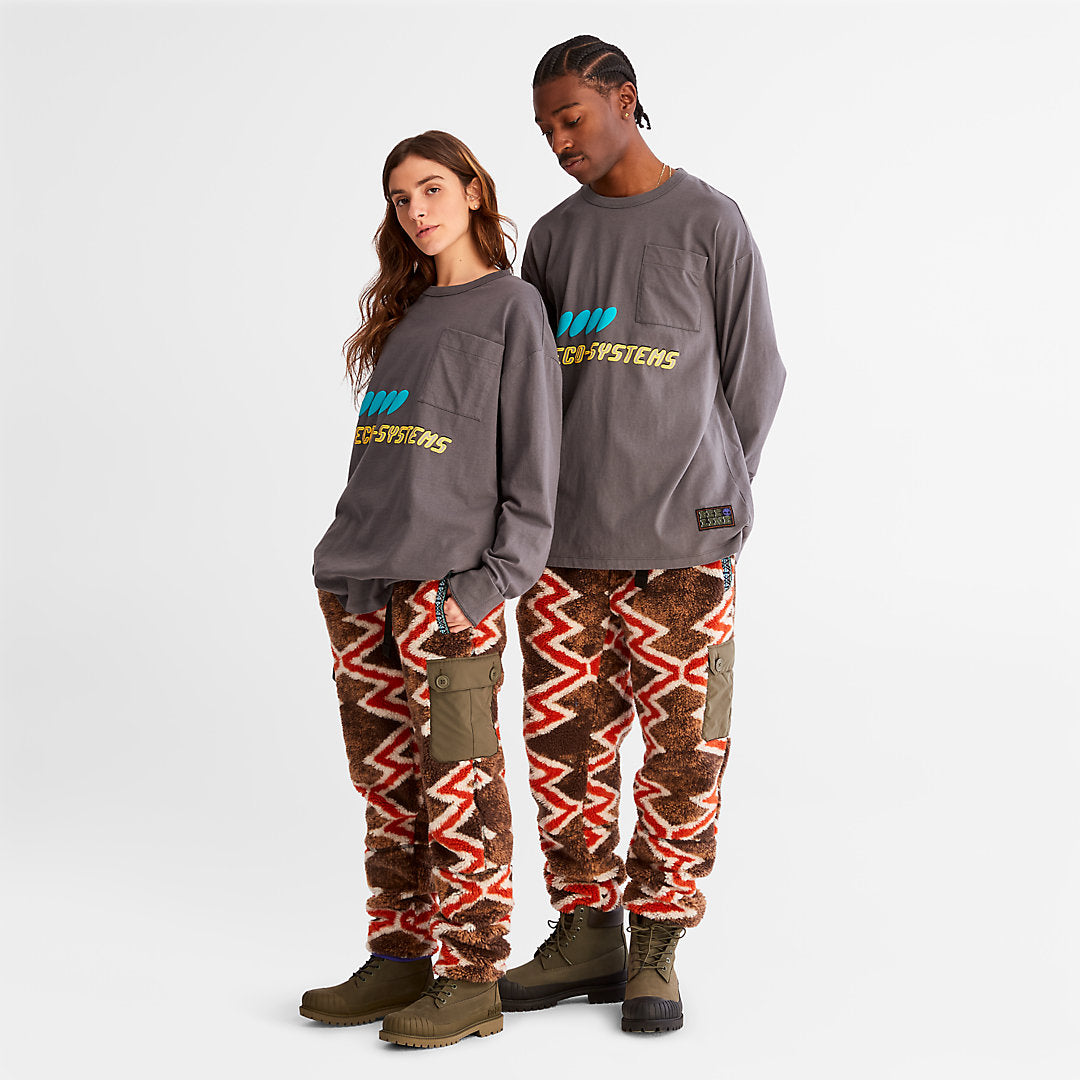 Mens Bee Line x Timberland® Long-sleeved T-Shirt in Grey - Timberland