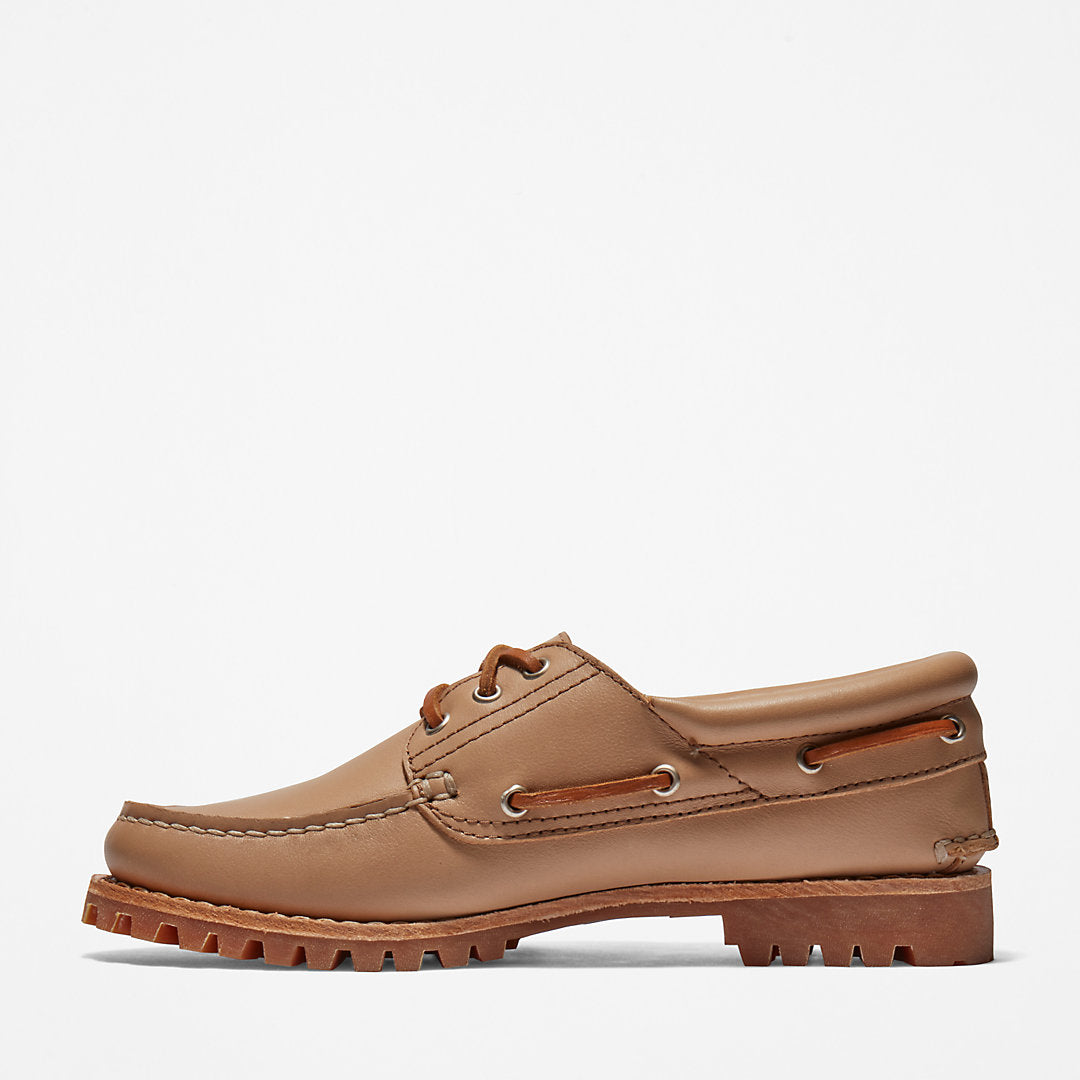 Womens Timberland® Noreen 3-Eye Boat Shoe for Women in Beige - Timberland