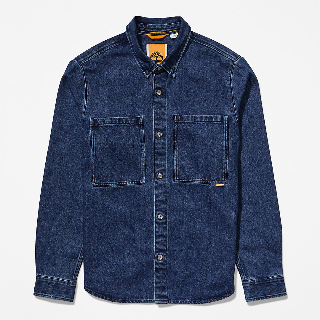 Mens Outdoor Heritage Denim EK+ Overshirt for Men in Indigo - Timberland