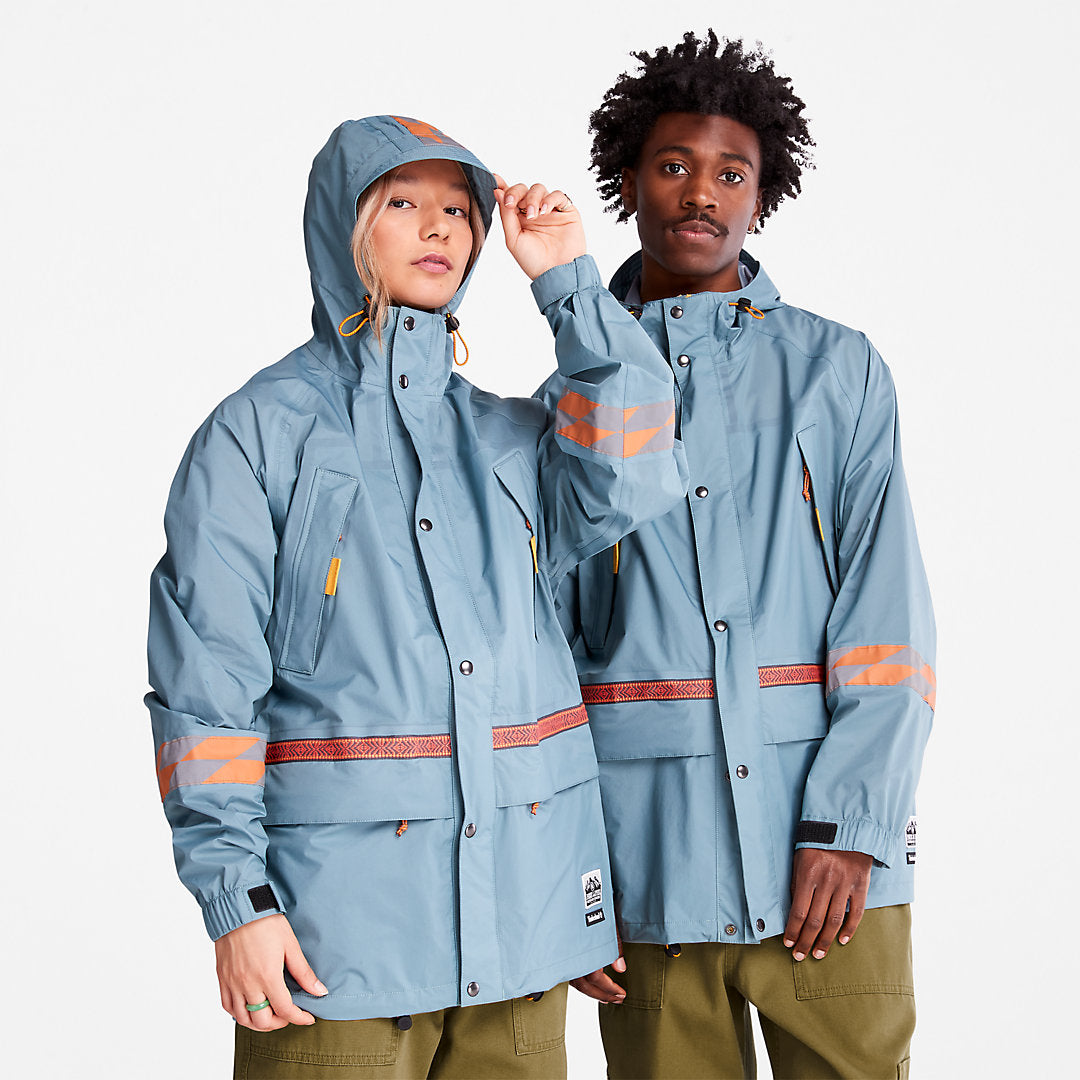 Mens Bee Line x Timberland® Triple-layer Parka in Blue - Timberland