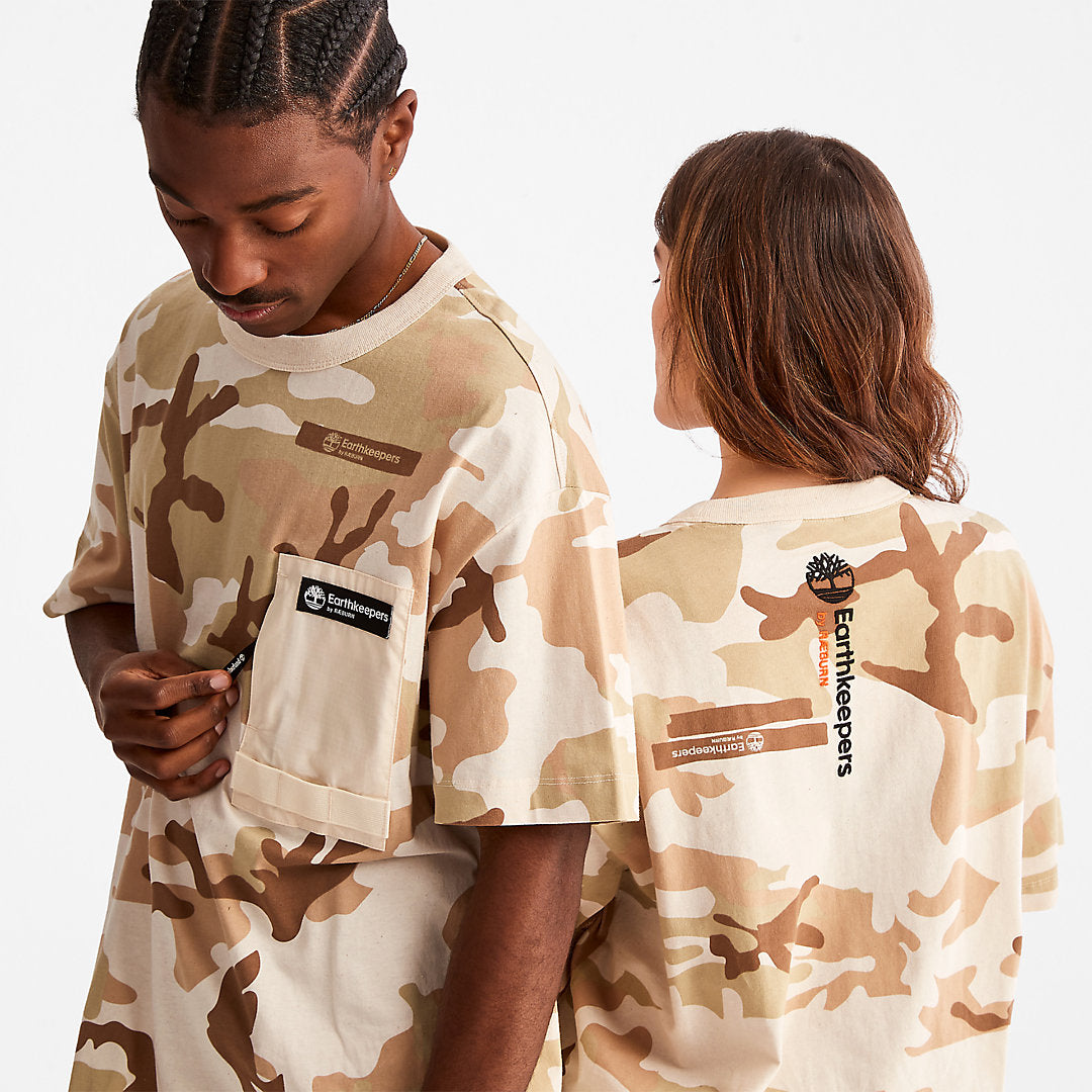 Mens Earthkeepers® by Raeburn Utility T-Shirt in Camo - Timberland