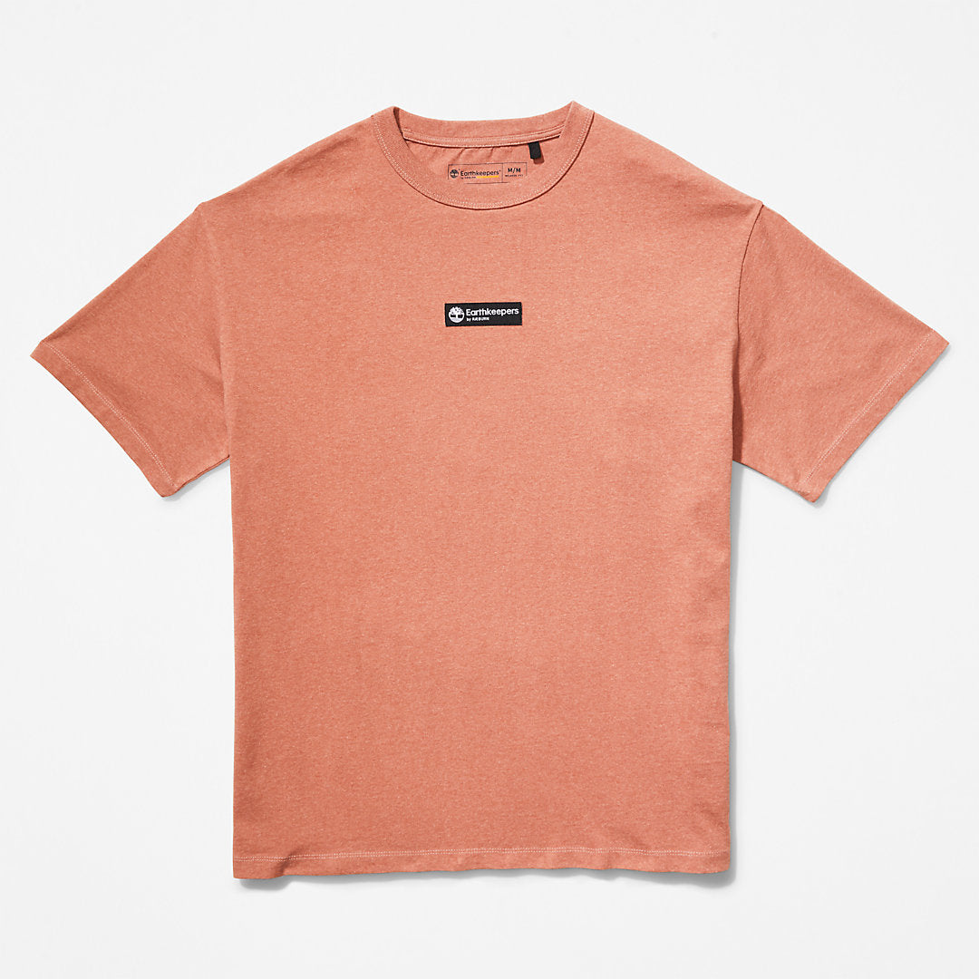 Mens Earthkeepers® by Raeburn Archive Globe T-Shirt in Orange - Timberland