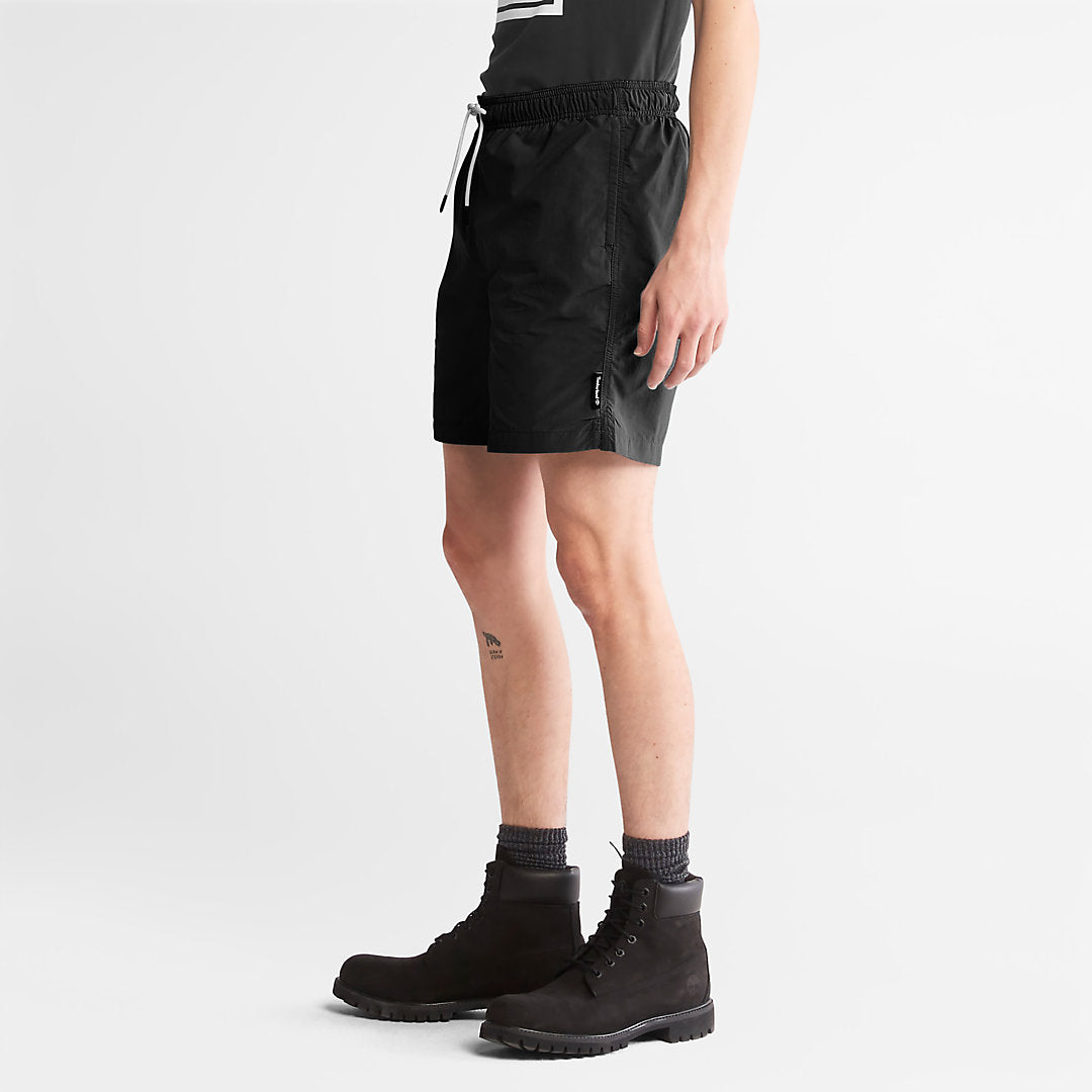 Mens All Gender Windbreaker Shorts in Black - Timberland