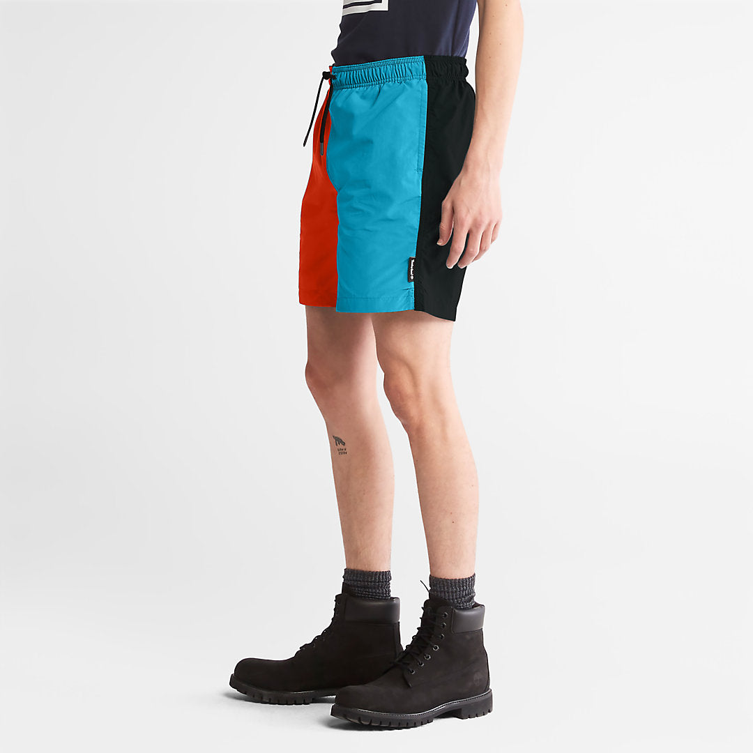 Mens All Gender Windbreaker Shorts in Orange - Timberland