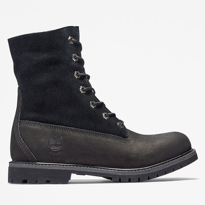 Womens Timberland® Authentic Fold-over Boot for Women in Black - Timberland