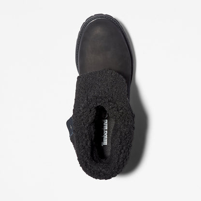 Womens Timberland® Authentic Fold-over Boot for Women in Black - Timberland