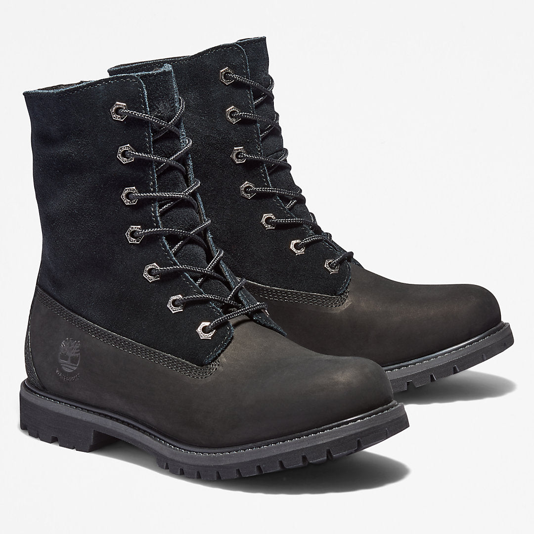 Womens Timberland® Authentic Fold-over Boot for Women in Black - Timberland
