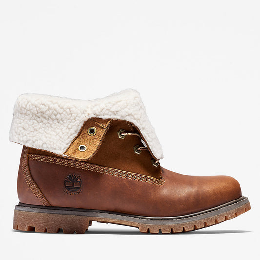 Womens Timberland® Authentic Fold-over Boot for Women in Brown - Timberland