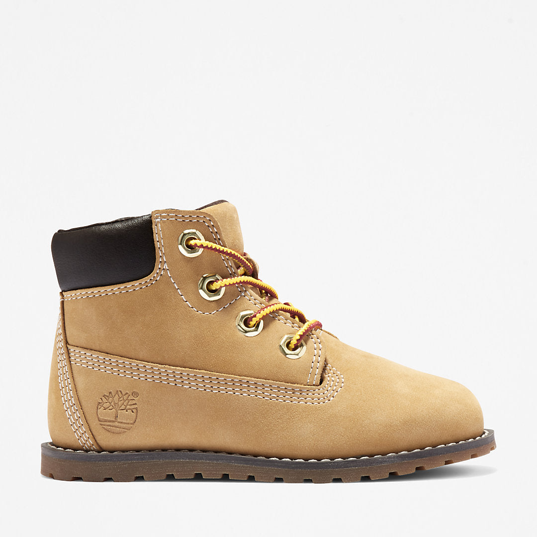Kids Pokey Pine 6 Inch Boot for Toddler in Yellow - Timberland