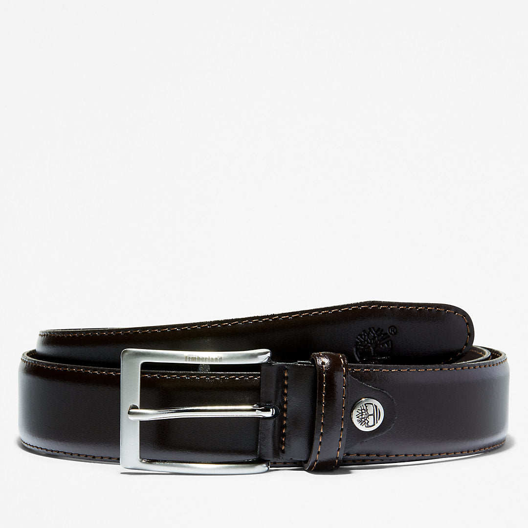 Mens Classic Squared Buckle Beltfor Men in Brown - Timberland