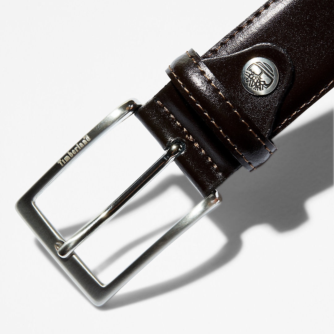 Mens Classic Squared Buckle Beltfor Men in Brown - Timberland