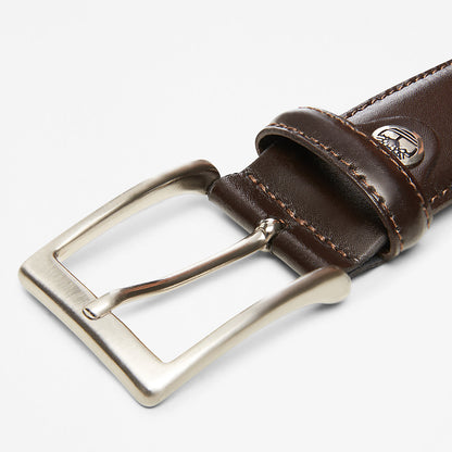 Mens Classic Squared Buckle Beltfor Men in Brown - Timberland