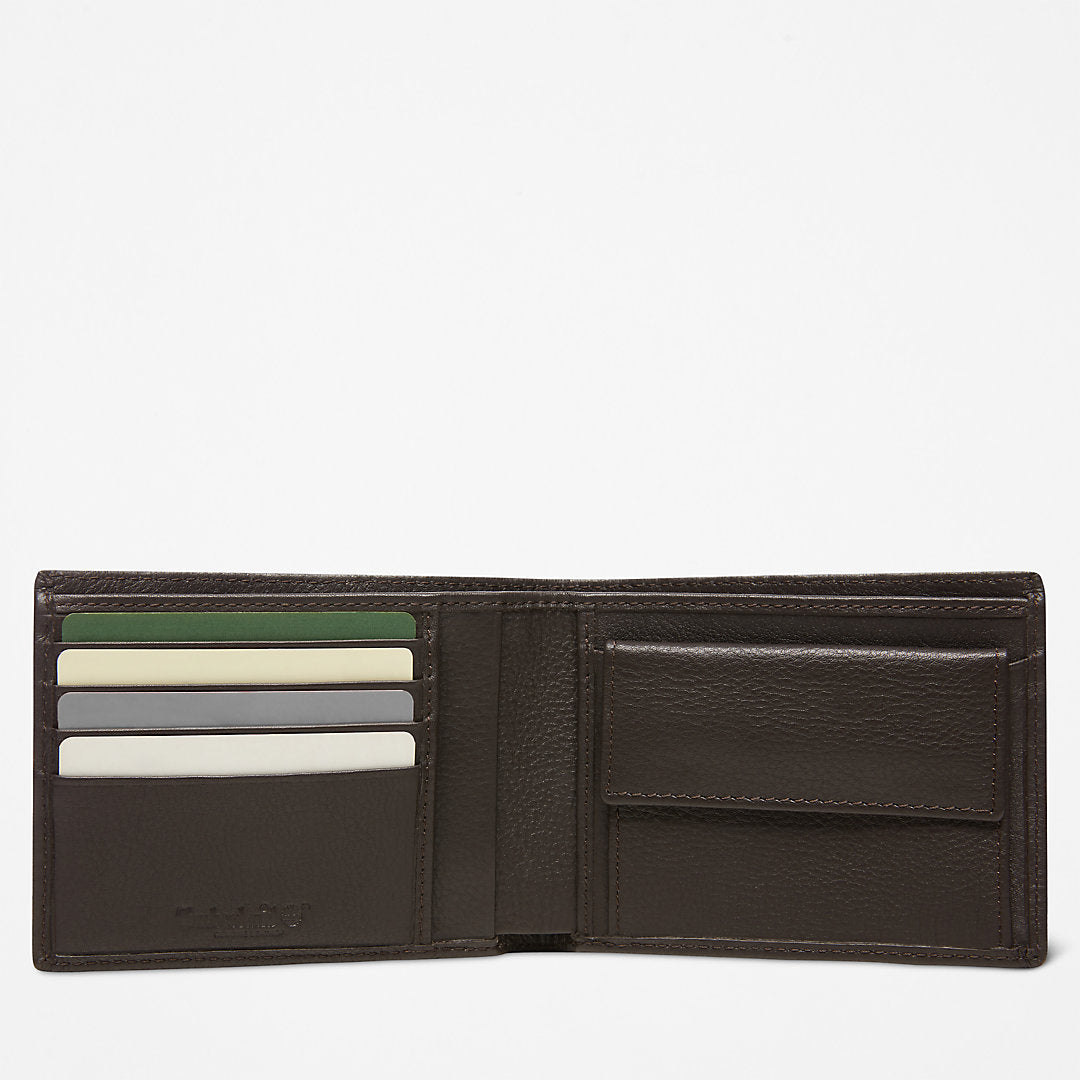 Mens Kennebunk Large Wallet for Men in Dark Brown - Timberland