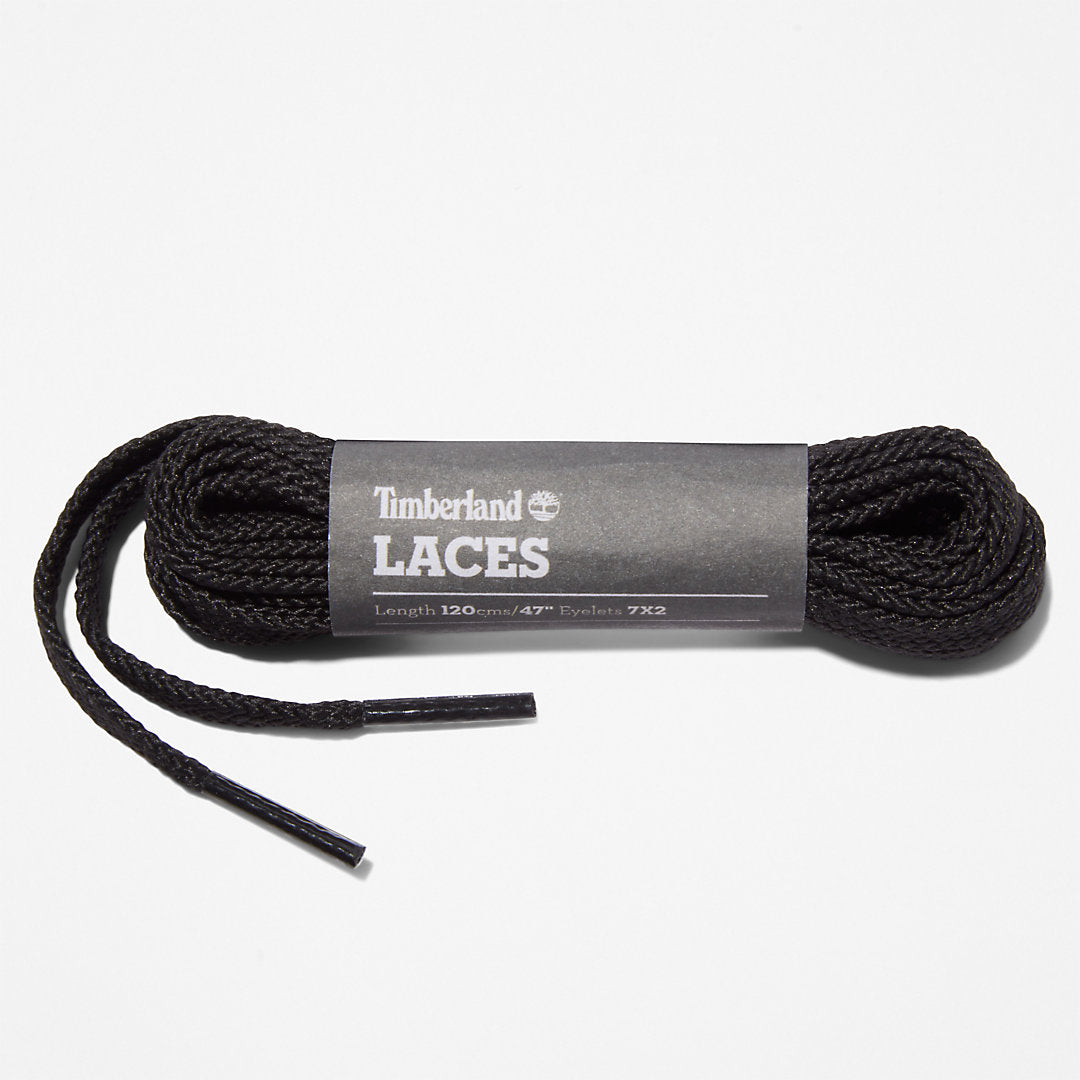 Mens 119.4cm / 47" Flat Replacement Laces in Black - Timberland