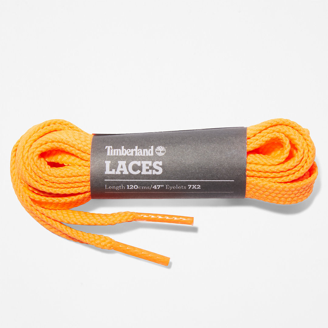 Mens 119.4cm / 47" Flat Replacement Laces in Orange - Timberland
