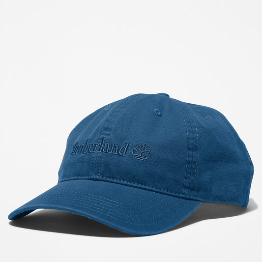 Mens Cooper Hill Cotton Canvas Baseball Cap for Men in Navy - Timberland