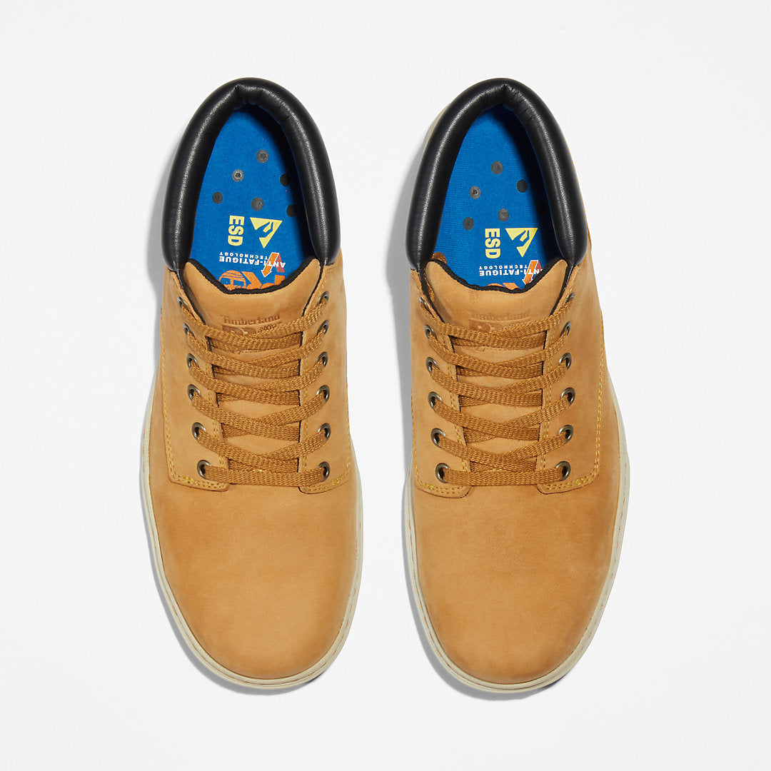 Mens Disruptor Steel-Toe Chukka Work Boot for Men in Yellow - Timberland