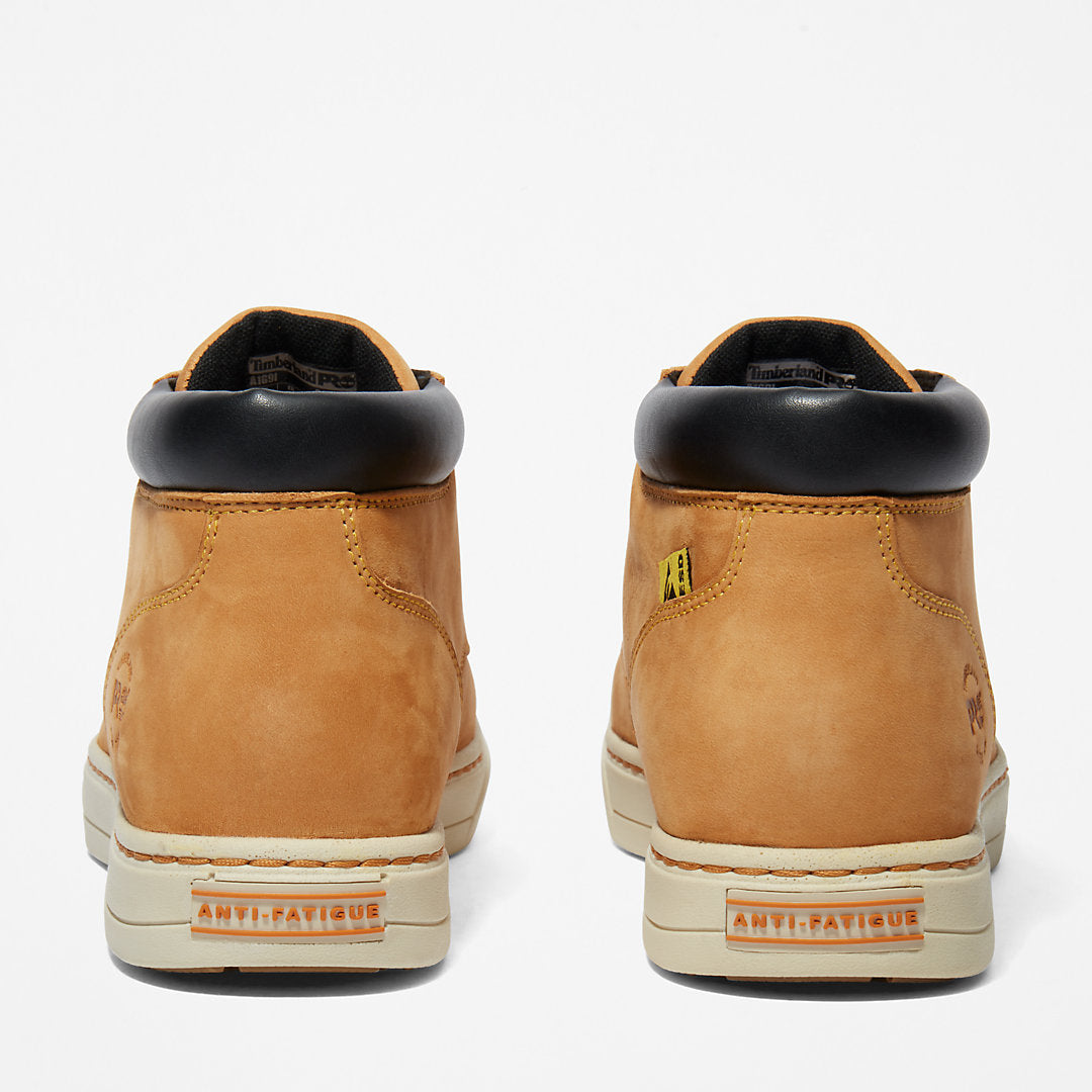 Mens Disruptor Steel-Toe Chukka Work Boot for Men in Yellow - Timberland