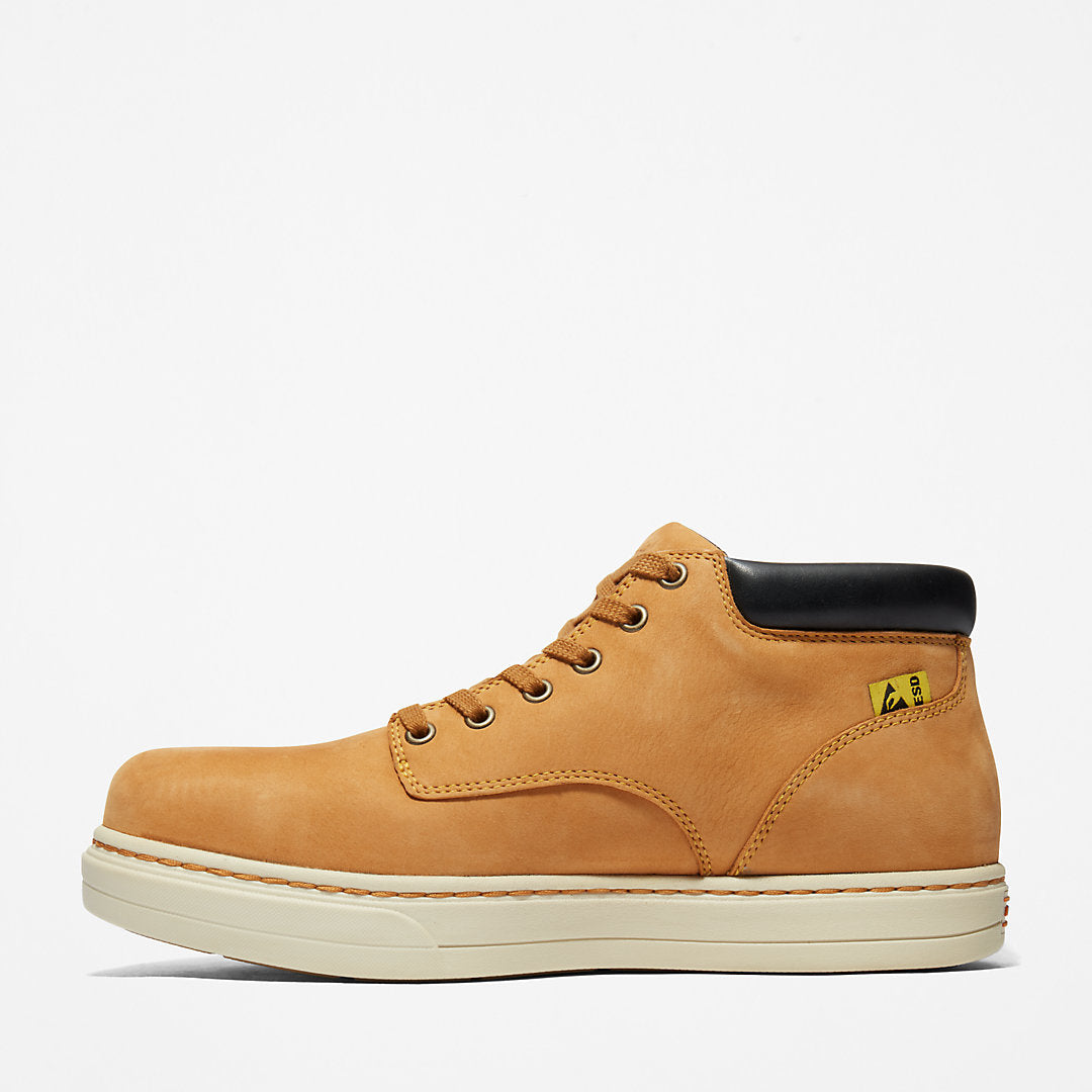 Mens Disruptor Steel-Toe Chukka Work Boot for Men in Yellow - Timberland
