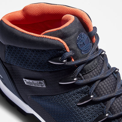 Mens Euro Sprint Mid Hiker for Men in Navy - Timberland