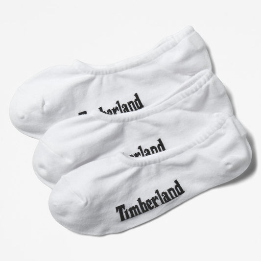 Mens Stratham 3-Pack Liner Socks for Men in White - Timberland