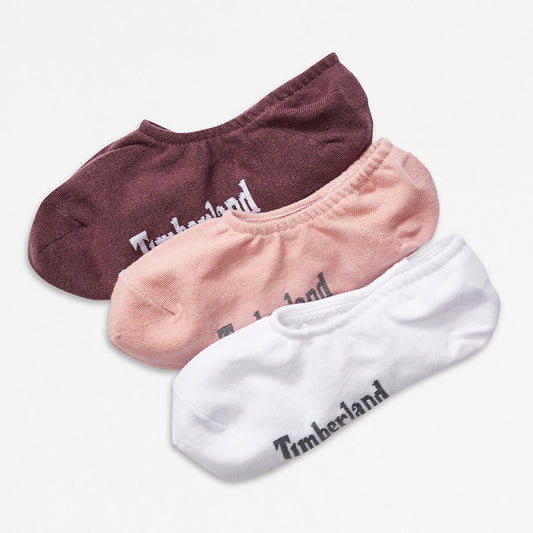 Womens Stratham 3-Pack Liner Socks for Women in Pink - Timberland
