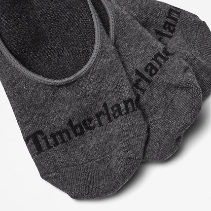 Mens Stratham 3-pack Invisible Socks for Men in Grey - Timberland