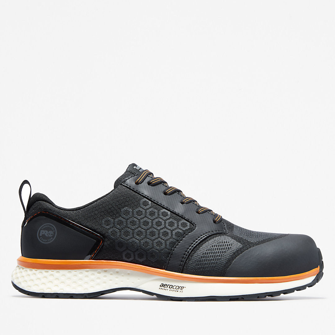 Mens Timberland PRO® Reaxion Work Shoe for Men in Black/Orange - Timberland