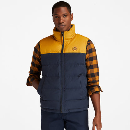 Mens Welch Mountain Puffer Vest for Men in Navy - Timberland