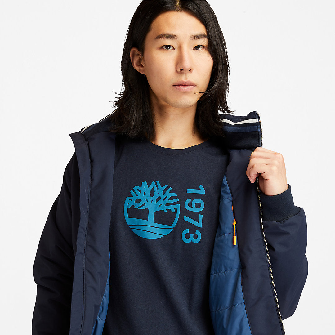Mens Sailor Bomber Jacket for Men in Navy - Timberland