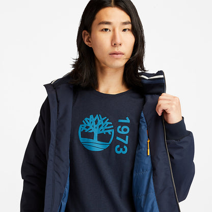Mens Sailor Bomber Jacket for Men in Navy - Timberland