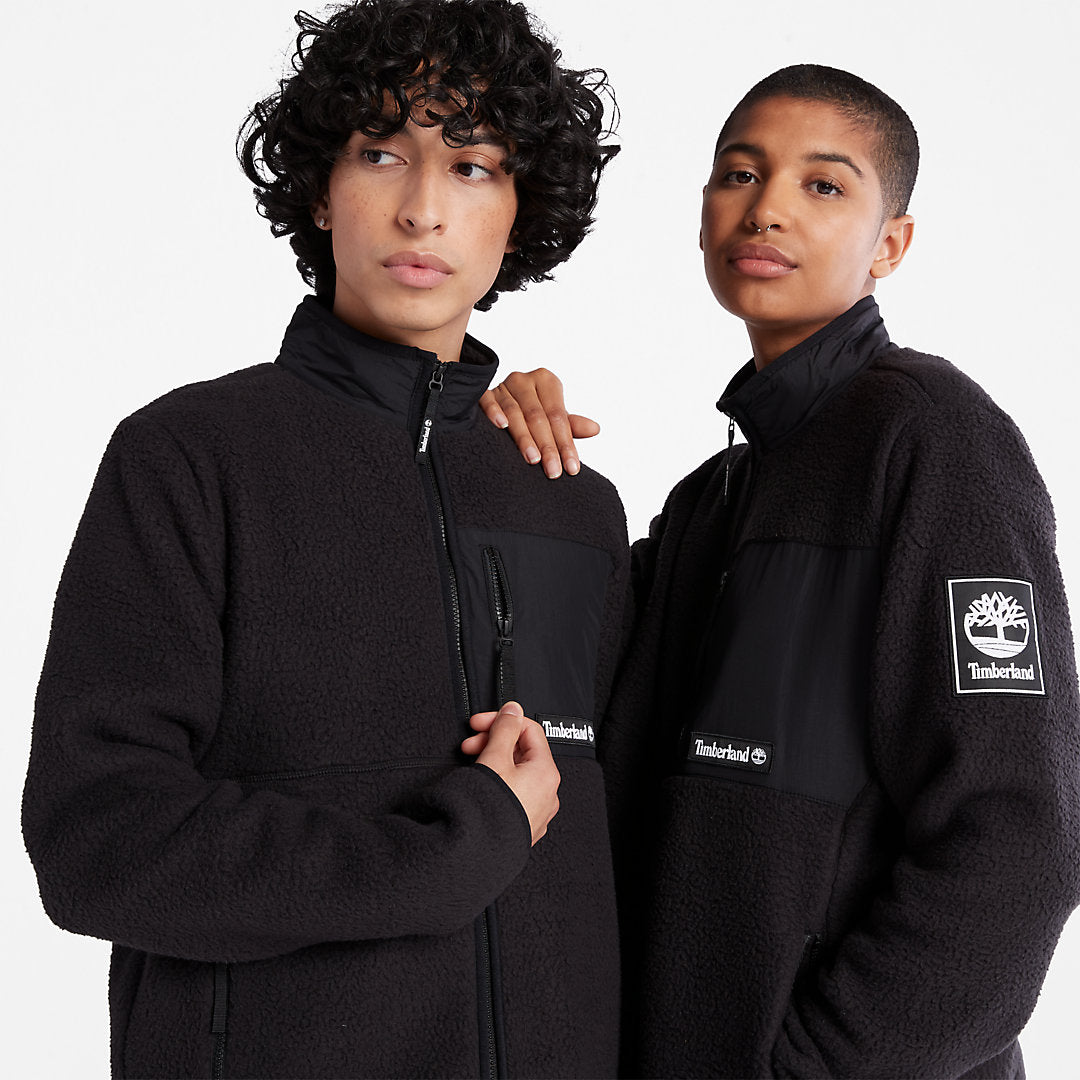 Mens Outdoor Archive Fleece Jacket for Men in Black - Timberland