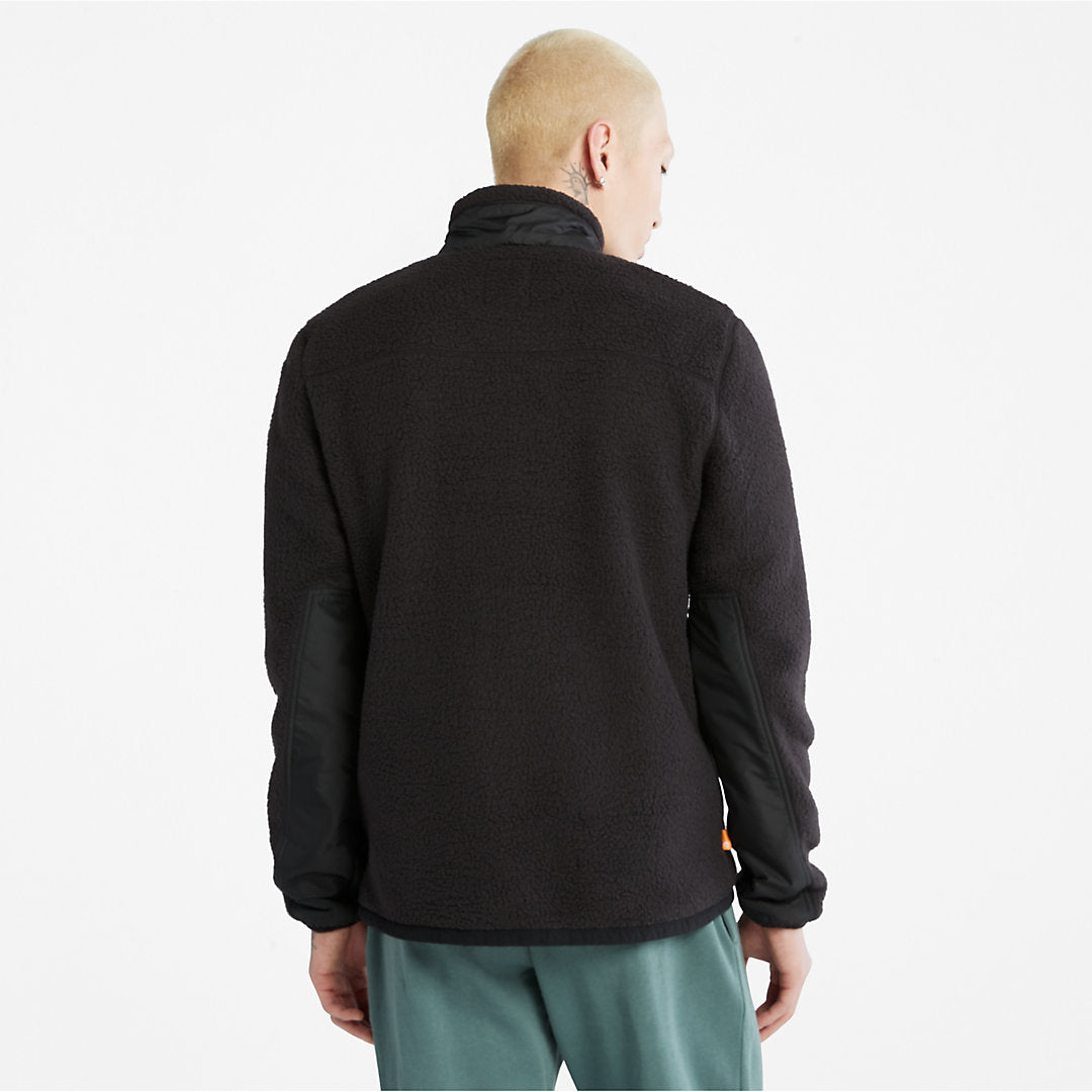 Mens Sherpa Fleece Jacket for Men in Black - Timberland