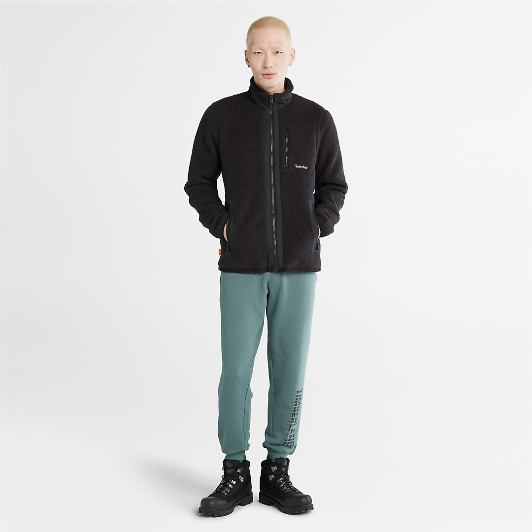 Mens Sherpa Fleece Jacket for Men in Black - Timberland
