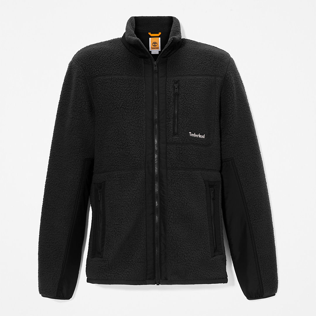 Mens Sherpa Fleece Jacket for Men in Black - Timberland