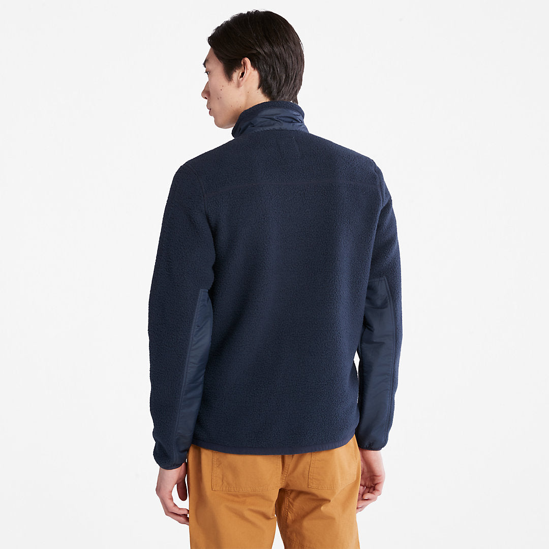 Mens Sherpa Fleece Jacket for Men in Navy - Timberland