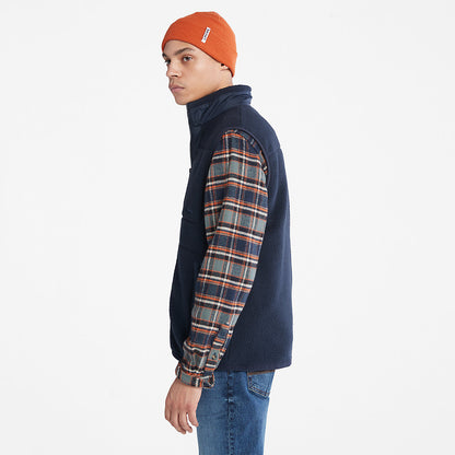 Mens High-pile Fleece Gilet for Men in Navy - Timberland