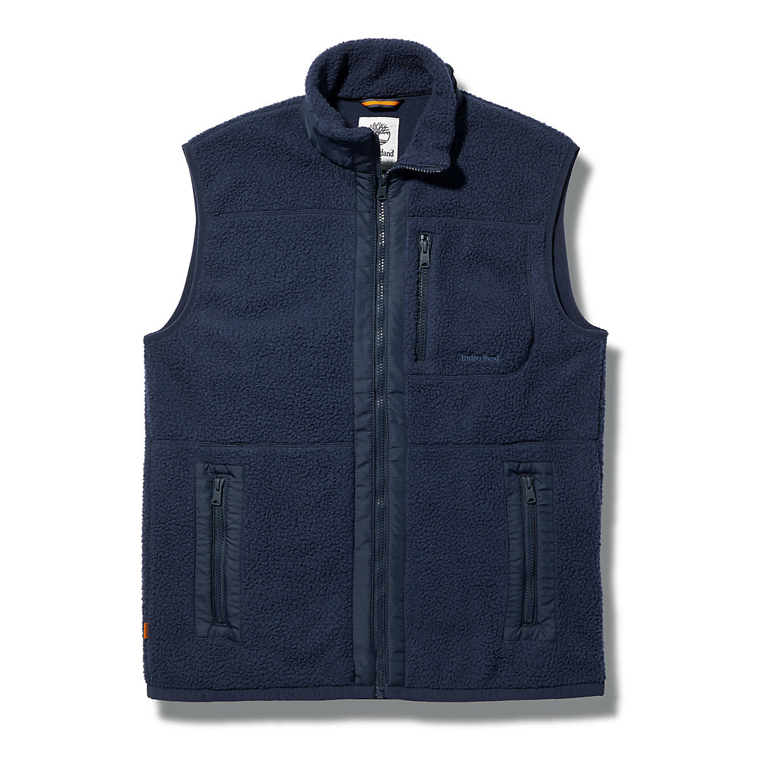Mens High-pile Fleece Gilet for Men in Navy - Timberland