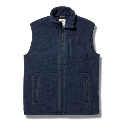 Mens High-pile Fleece Gilet for Men in Navy - Timberland