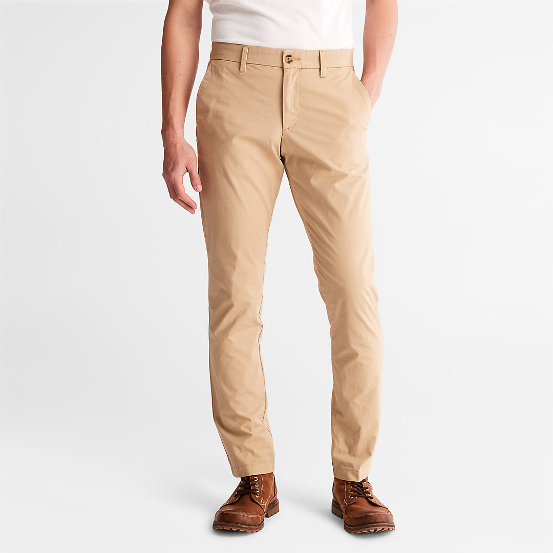 Mens Sargent Lake Stretch Chinos for Men in Beige - Timberland