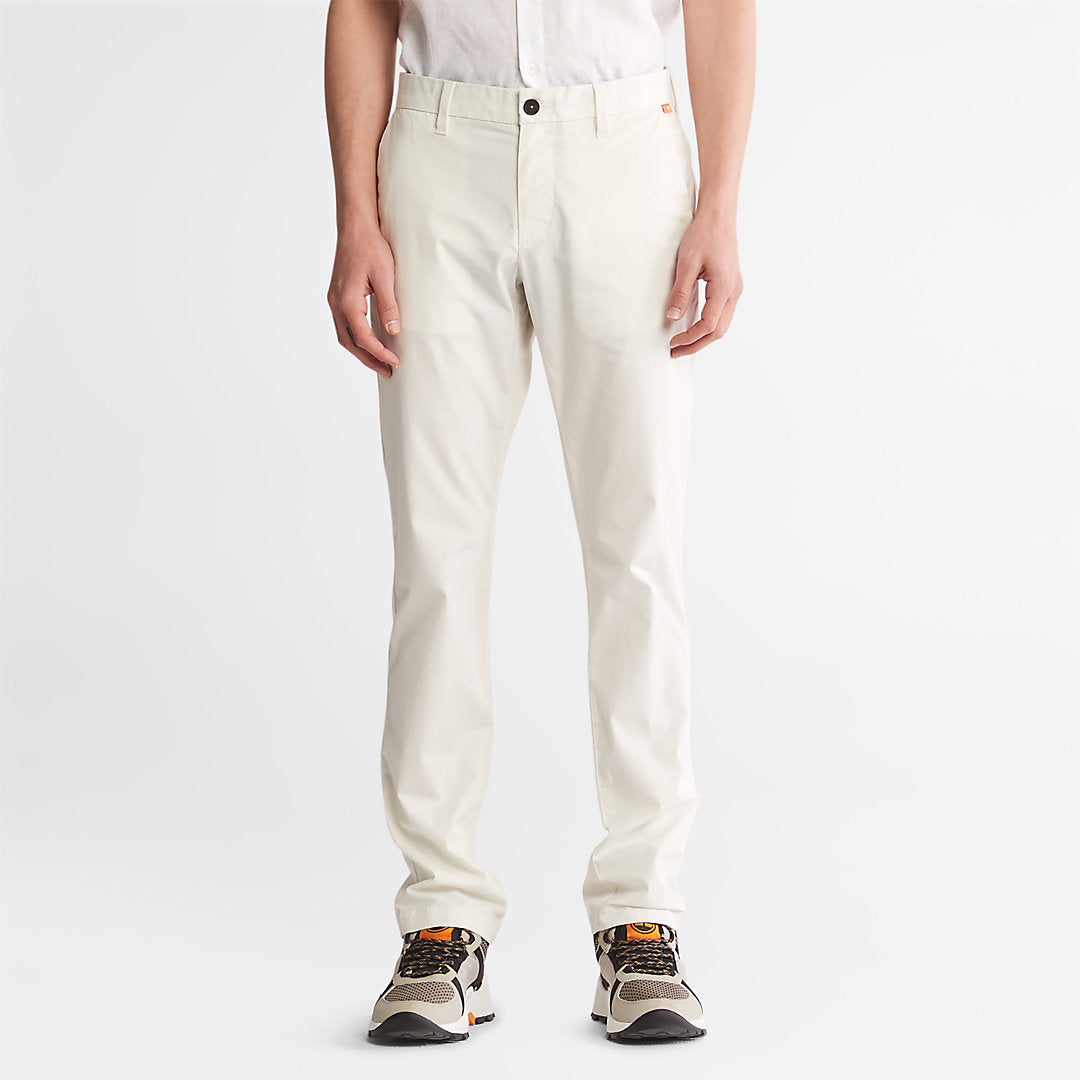 Mens Sargent Lake Super-Lightweight Chinos for Men in White - Timberland