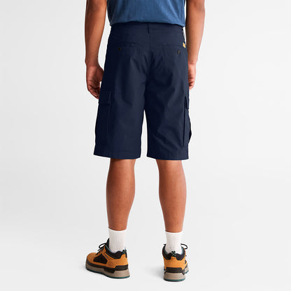 Mens Poplin Cargo Shorts for Men in Navy - Timberland