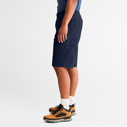 Mens Poplin Cargo Shorts for Men in Navy - Timberland