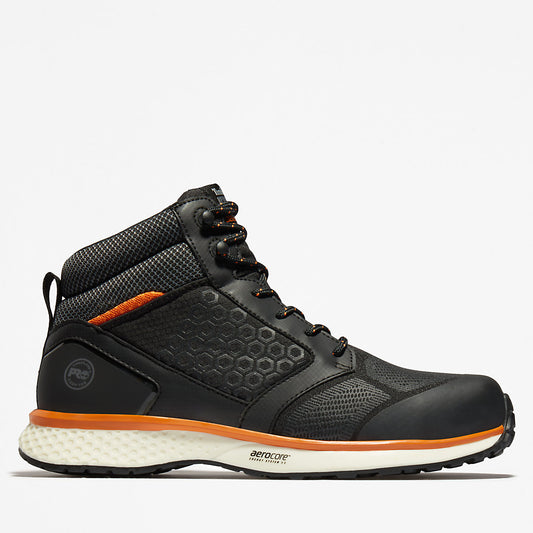 Mens Timberland PRO® Reaxion Work Boot for Men in Black/Orange - Timberland