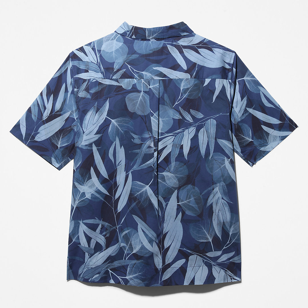 Mens Organic Cotton Resort Shirt for Men in Blue - Timberland