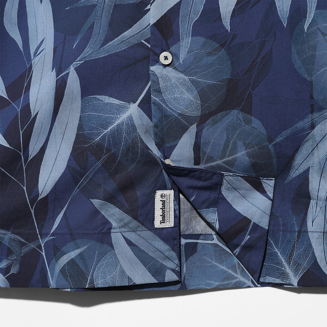 Mens Organic Cotton Resort Shirt for Men in Blue - Timberland