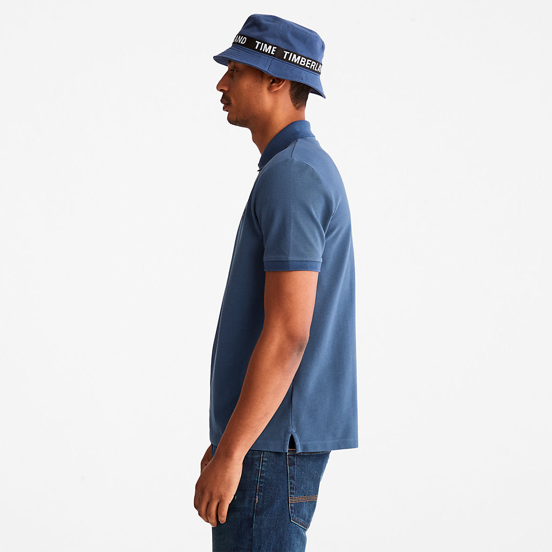 Mens Millers River Pique Polo Shirt for Men in Blue - Timberland
