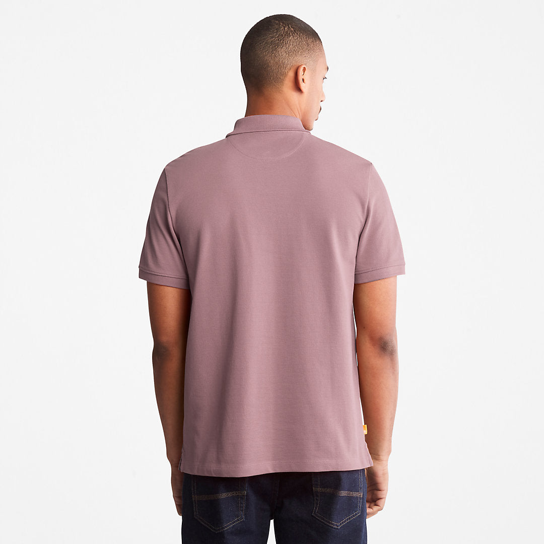 Mens Millers River Pique Polo Shirt for Men in Purple - Timberland