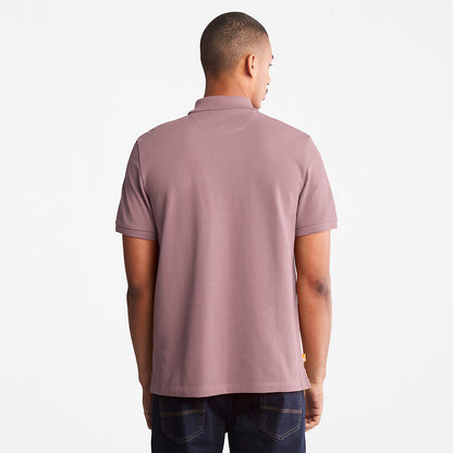 Mens Millers River Pique Polo Shirt for Men in Purple - Timberland